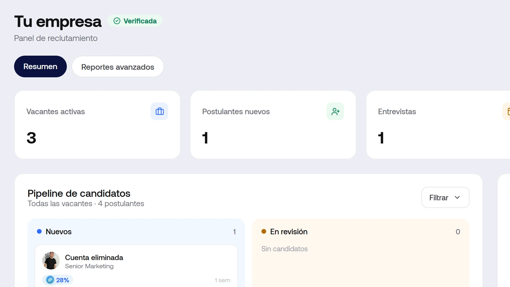 Martes de Vacantes